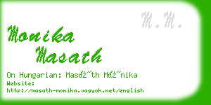 monika masath business card